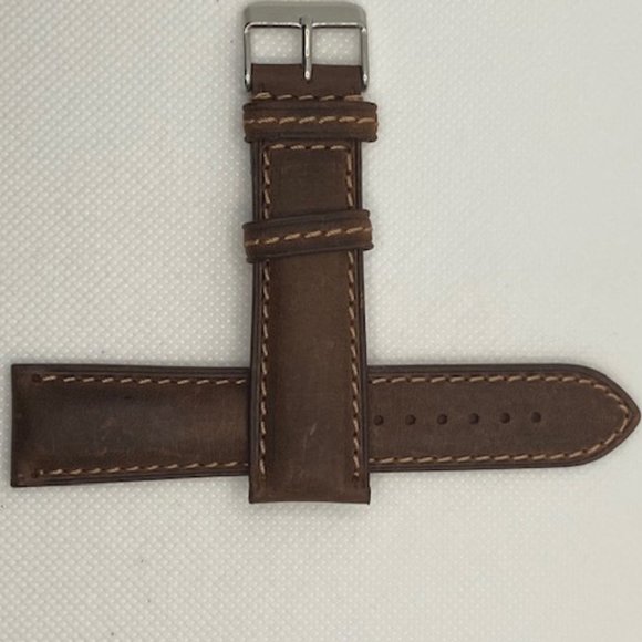 Leather Watch Strap Band 22 mm - Picture 4 of 7